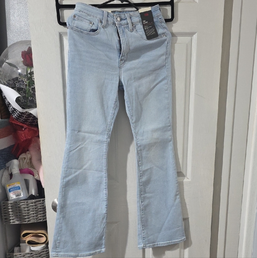 Levi's Light Blue Boot Cut Jeans for Women